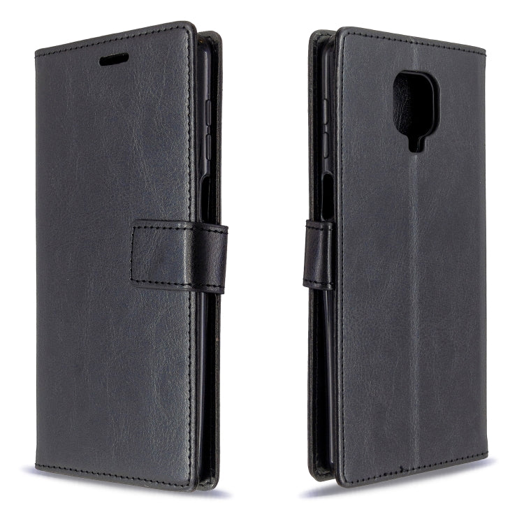For Xiaomi Redmi Note9 Pro/Redmi Note 9s Crazy Horse Texture Horizontal Flip Leather Case with Holder & Card Slots & Wallet & Photo Frame
