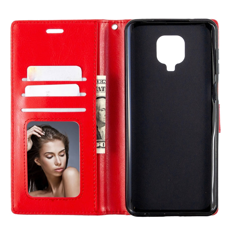For Xiaomi Redmi Note9 Pro/Redmi Note 9s Crazy Horse Texture Horizontal Flip Leather Case with Holder & Card Slots & Wallet & Photo Frame