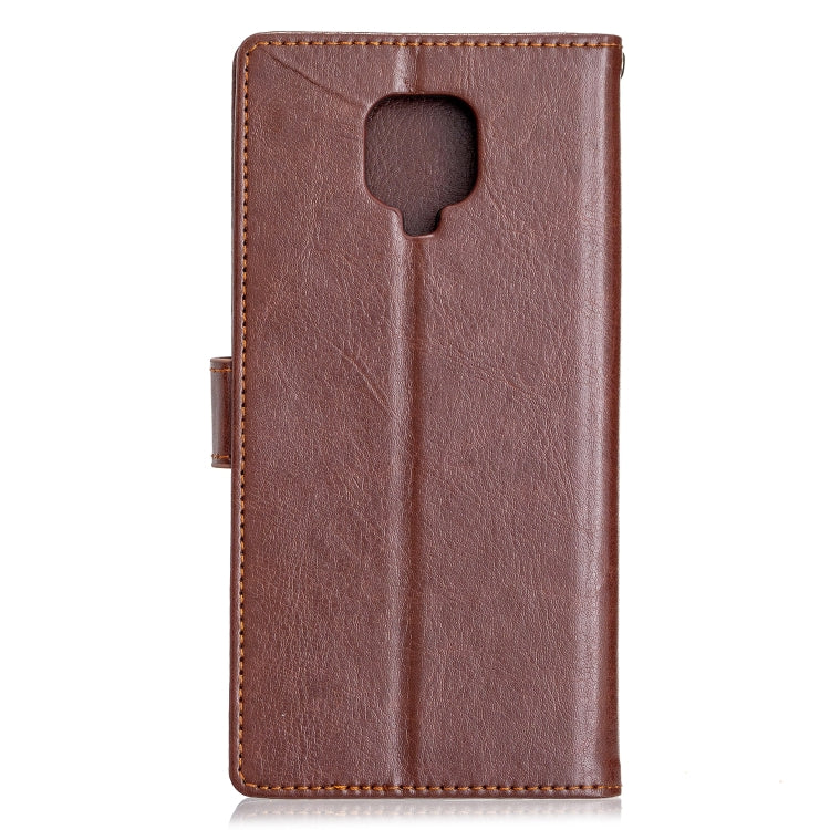 For Xiaomi Redmi Note9 Pro/Redmi Note 9s Crazy Horse Texture Horizontal Flip Leather Case with Holder & Card Slots & Wallet & Photo Frame