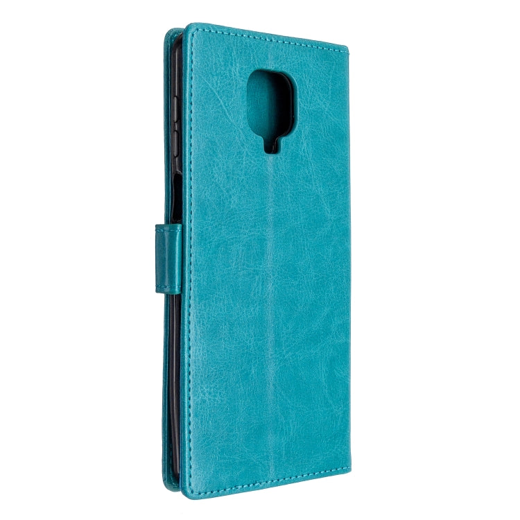 For Xiaomi Redmi Note9 Pro/Redmi Note 9s Crazy Horse Texture Horizontal Flip Leather Case with Holder & Card Slots & Wallet & Photo Frame