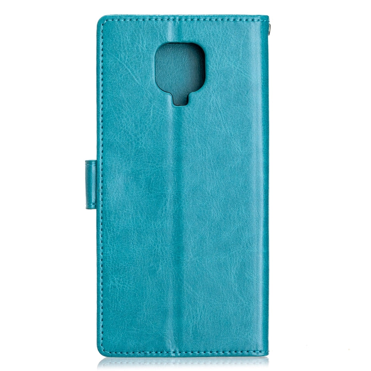 For Xiaomi Redmi Note9 Pro/Redmi Note 9s Crazy Horse Texture Horizontal Flip Leather Case with Holder & Card Slots & Wallet & Photo Frame