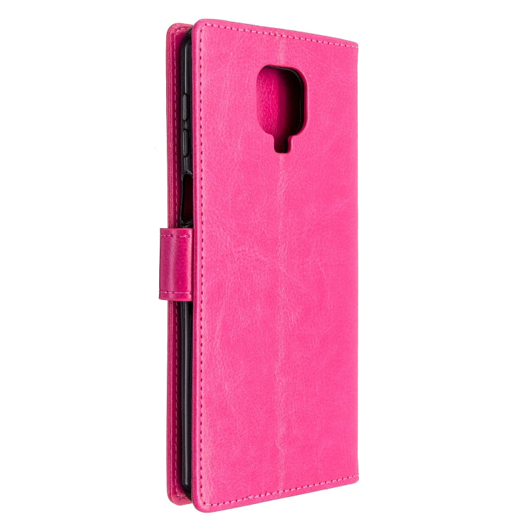 For Xiaomi Redmi Note9 Pro/Redmi Note 9s Crazy Horse Texture Horizontal Flip Leather Case with Holder & Card Slots & Wallet & Photo Frame