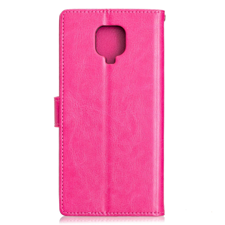 For Xiaomi Redmi Note9 Pro/Redmi Note 9s Crazy Horse Texture Horizontal Flip Leather Case with Holder & Card Slots & Wallet & Photo Frame