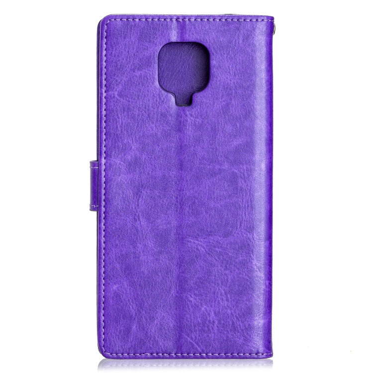 For Xiaomi Redmi Note9 Pro/Redmi Note 9s Crazy Horse Texture Horizontal Flip Leather Case with Holder & Card Slots & Wallet & Photo Frame