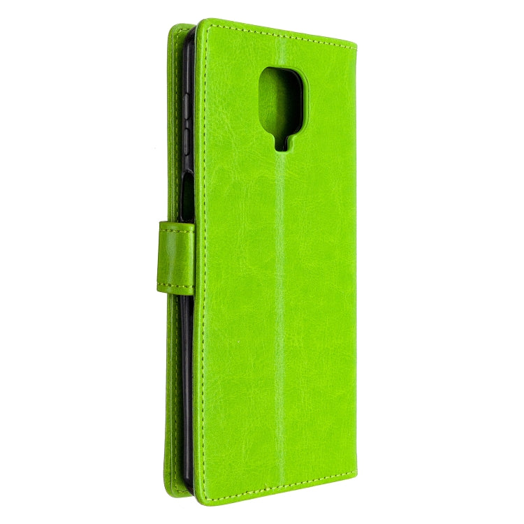 For Xiaomi Redmi Note9 Pro/Redmi Note 9s Crazy Horse Texture Horizontal Flip Leather Case with Holder & Card Slots & Wallet & Photo Frame