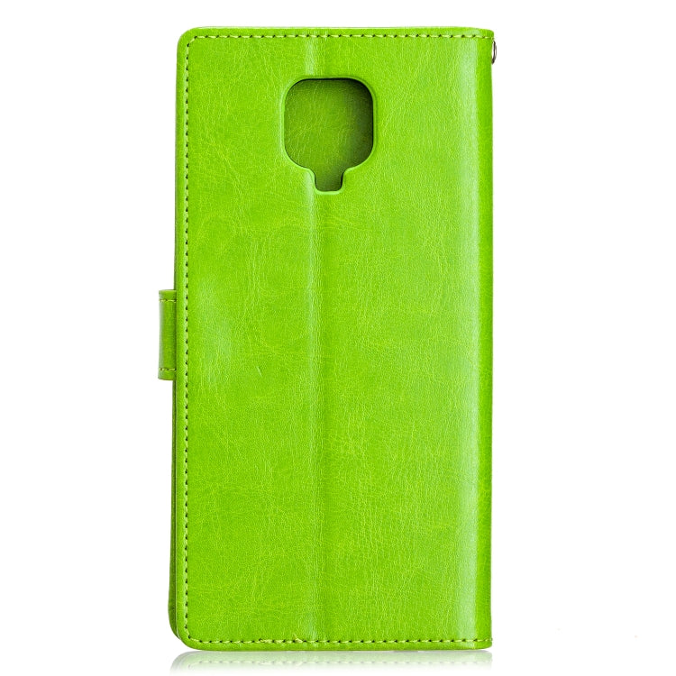 For Xiaomi Redmi Note9 Pro/Redmi Note 9s Crazy Horse Texture Horizontal Flip Leather Case with Holder & Card Slots & Wallet & Photo Frame