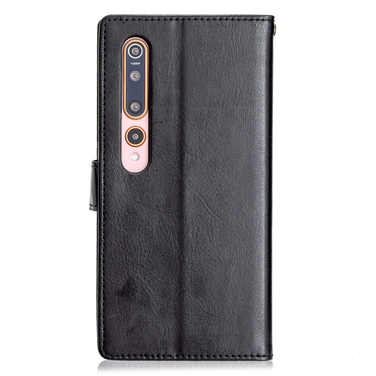 For xiaomi 10 Crazy Horse Texture Horizontal Flip Leather Case with Holder & Card Slots & Wallet & Photo Frame