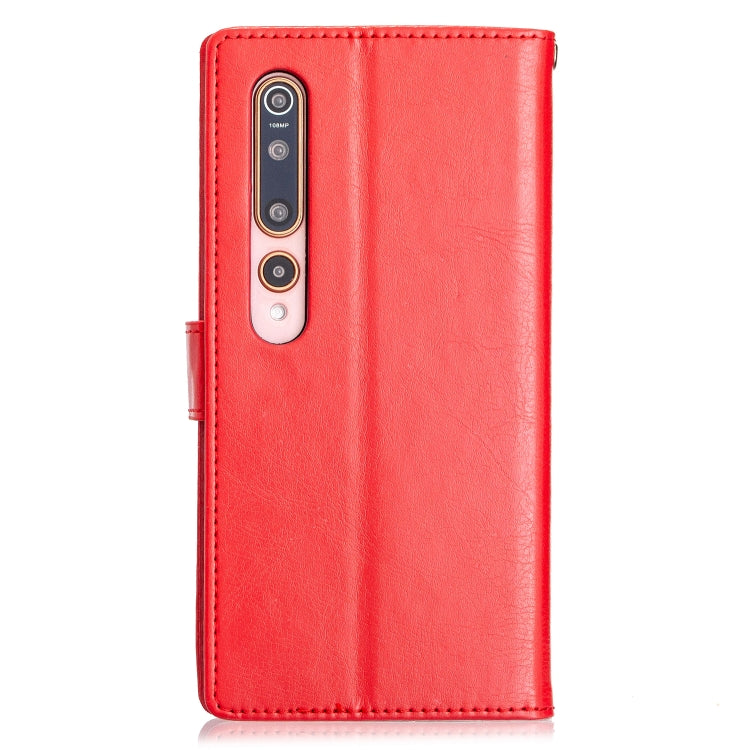 For xiaomi 10 Crazy Horse Texture Horizontal Flip Leather Case with Holder & Card Slots & Wallet & Photo Frame