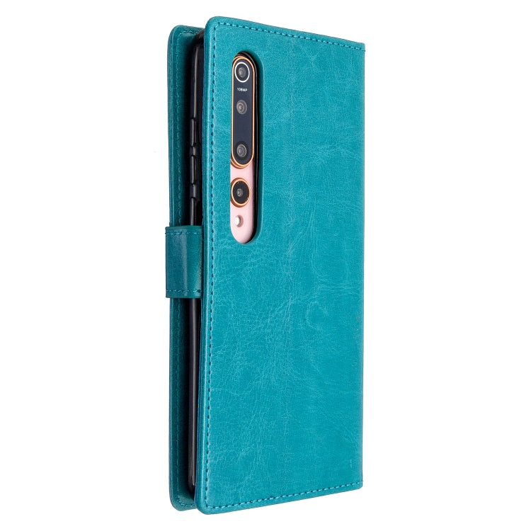 For xiaomi 10 Crazy Horse Texture Horizontal Flip Leather Case with Holder & Card Slots & Wallet & Photo Frame