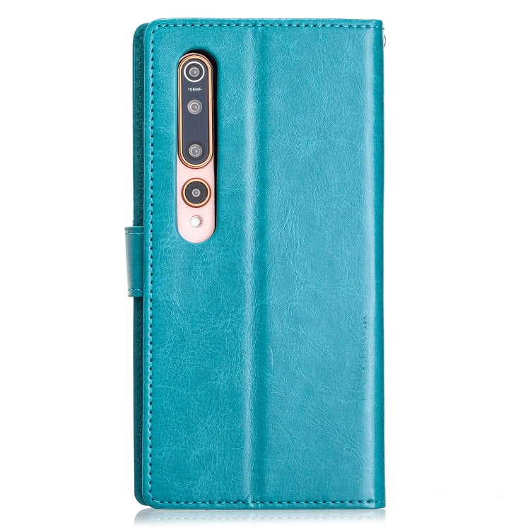 For xiaomi 10 Crazy Horse Texture Horizontal Flip Leather Case with Holder & Card Slots & Wallet & Photo Frame