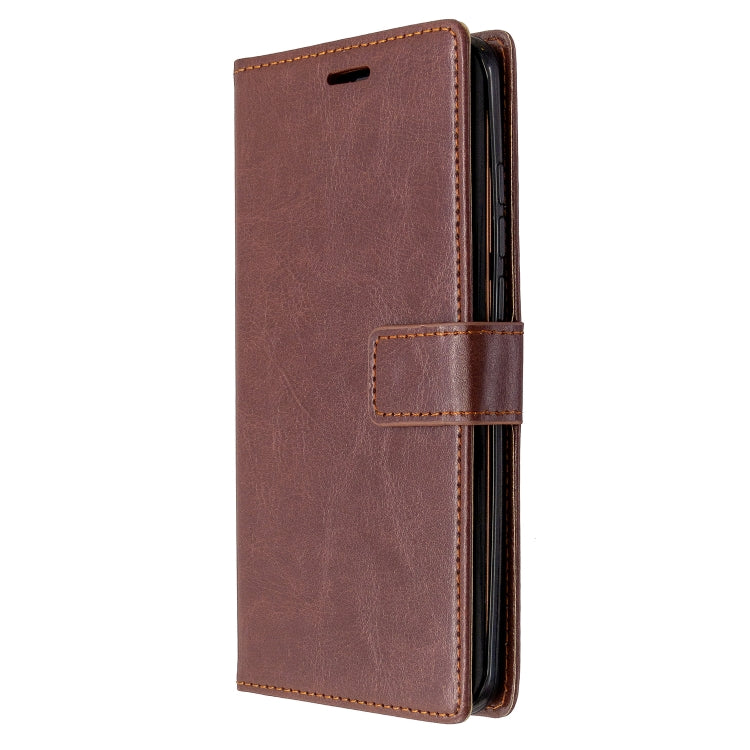 For xiaomi 10 Crazy Horse Texture Horizontal Flip Leather Case with Holder & Card Slots & Wallet & Photo Frame
