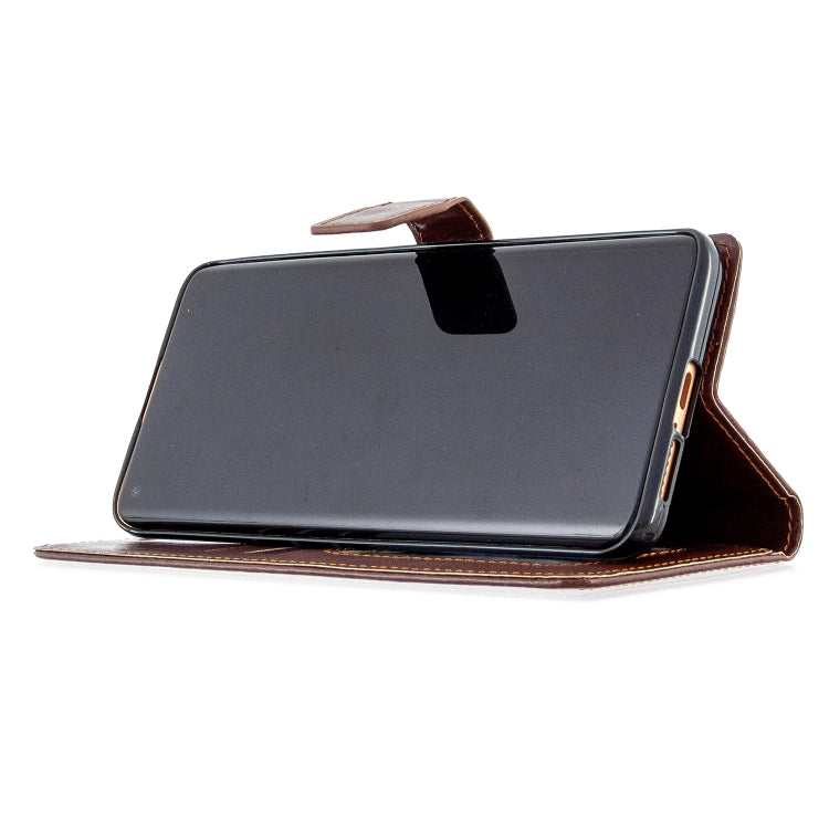 For xiaomi 10 Crazy Horse Texture Horizontal Flip Leather Case with Holder & Card Slots & Wallet & Photo Frame