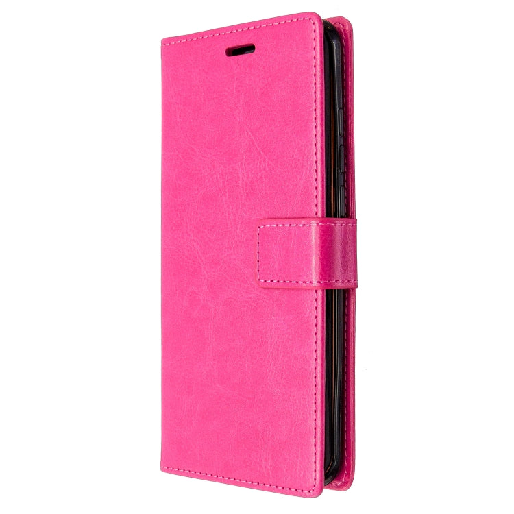 For xiaomi 10 Crazy Horse Texture Horizontal Flip Leather Case with Holder & Card Slots & Wallet & Photo Frame