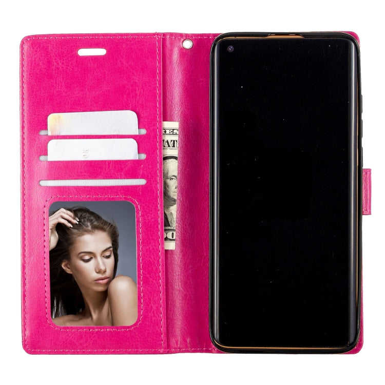 For xiaomi 10 Crazy Horse Texture Horizontal Flip Leather Case with Holder & Card Slots & Wallet & Photo Frame