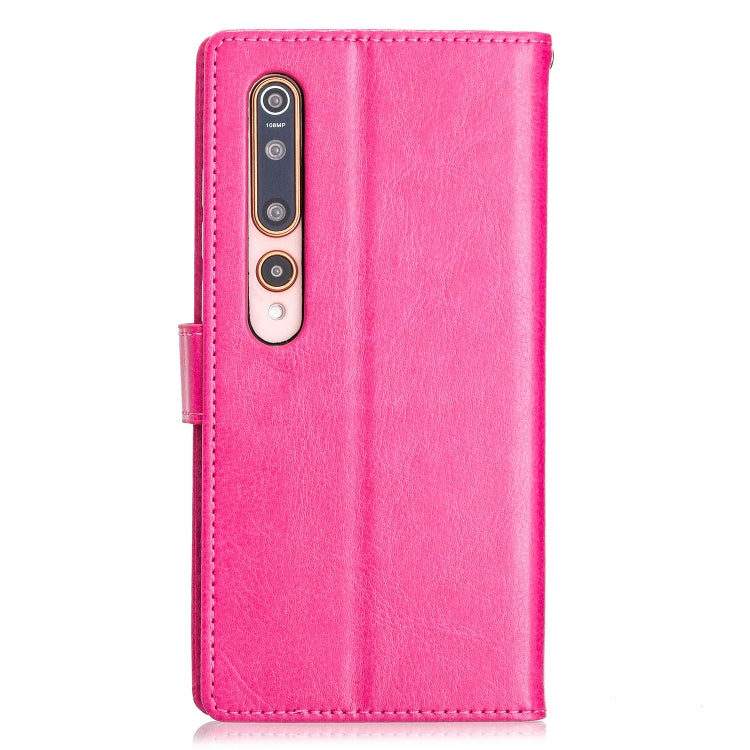 For xiaomi 10 Crazy Horse Texture Horizontal Flip Leather Case with Holder & Card Slots & Wallet & Photo Frame