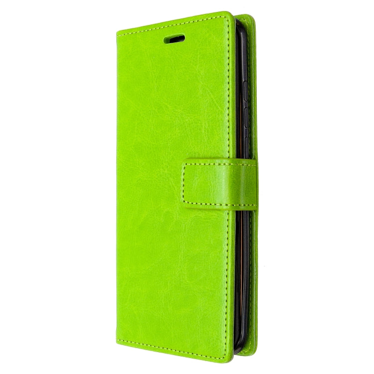 For xiaomi 10 Crazy Horse Texture Horizontal Flip Leather Case with Holder & Card Slots & Wallet & Photo Frame