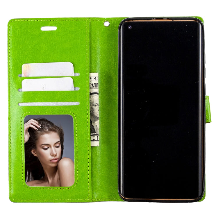 For xiaomi 10 Crazy Horse Texture Horizontal Flip Leather Case with Holder & Card Slots & Wallet & Photo Frame