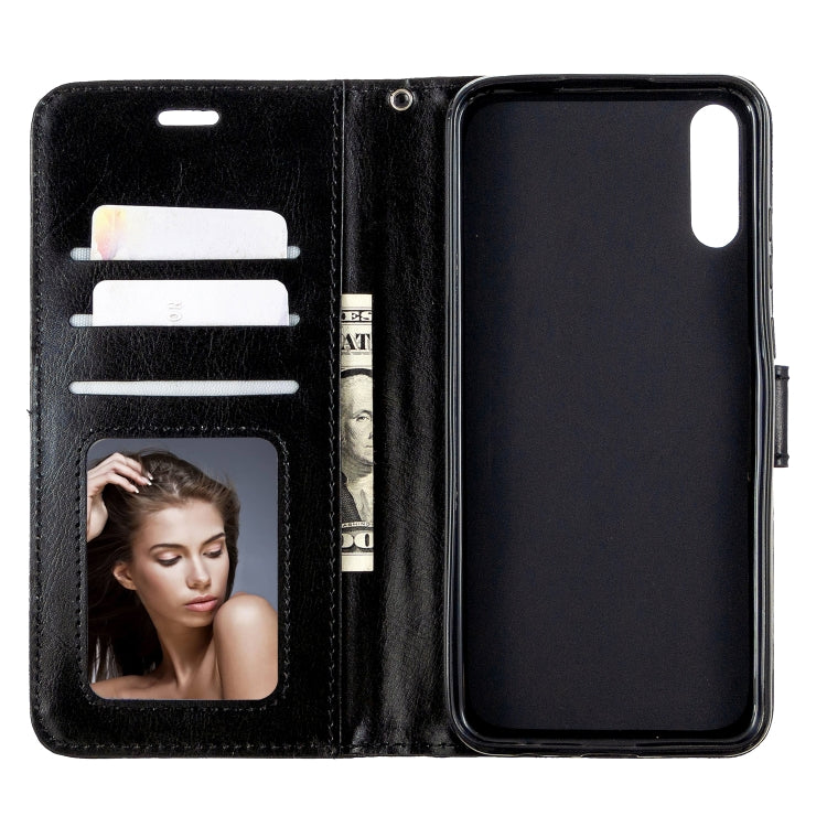 For Huawei Enjoy 10E Crazy Horse Texture Horizontal Flip Leather Case with Holder & Card Slots & Wallet & Photo Frame