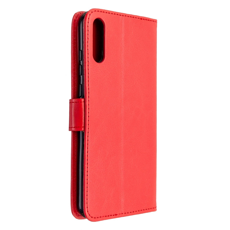 For Huawei Enjoy 10E Crazy Horse Texture Horizontal Flip Leather Case with Holder & Card Slots & Wallet & Photo Frame