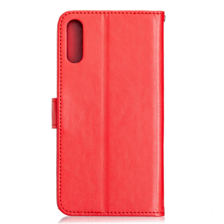For Huawei Enjoy 10E Crazy Horse Texture Horizontal Flip Leather Case with Holder & Card Slots & Wallet & Photo Frame