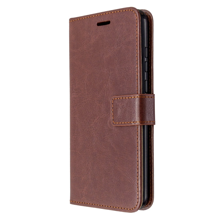 For Huawei Enjoy 10E Crazy Horse Texture Horizontal Flip Leather Case with Holder & Card Slots & Wallet & Photo Frame
