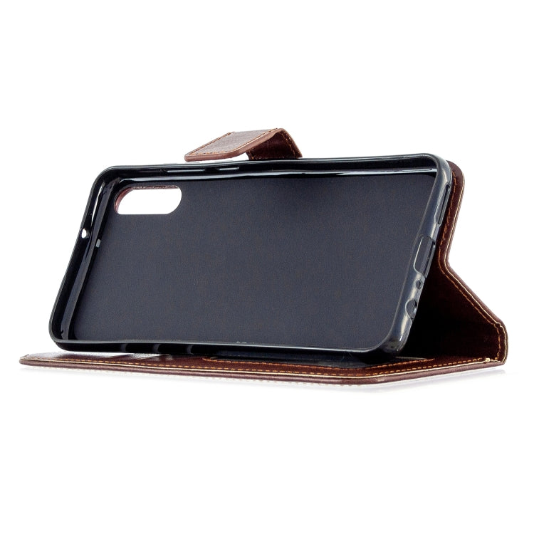 For Huawei Enjoy 10E Crazy Horse Texture Horizontal Flip Leather Case with Holder & Card Slots & Wallet & Photo Frame