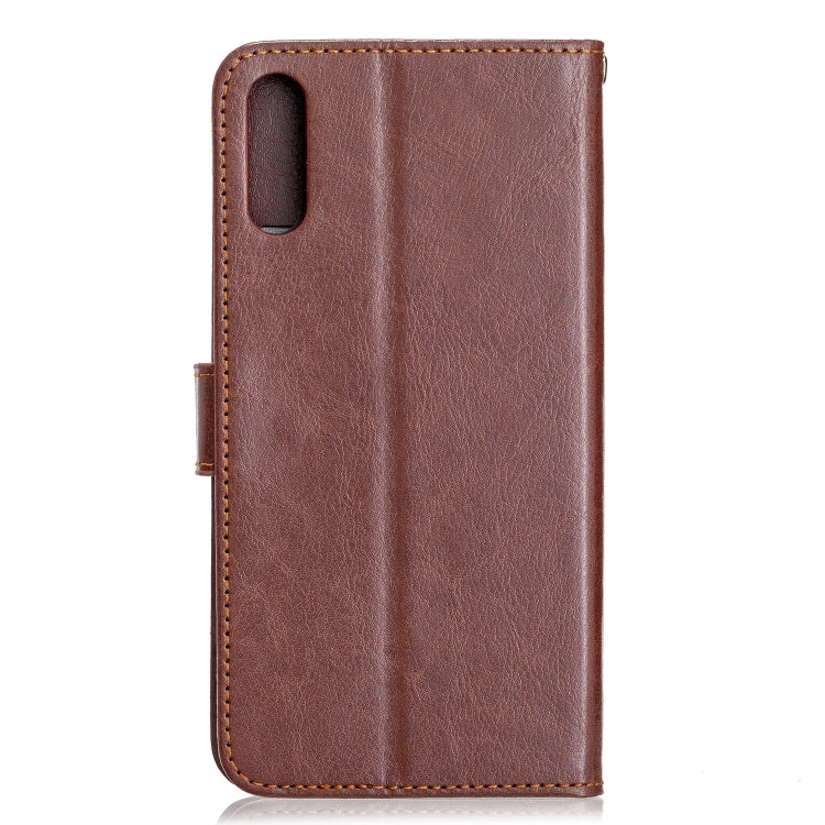 For Huawei Enjoy 10E Crazy Horse Texture Horizontal Flip Leather Case with Holder & Card Slots & Wallet & Photo Frame