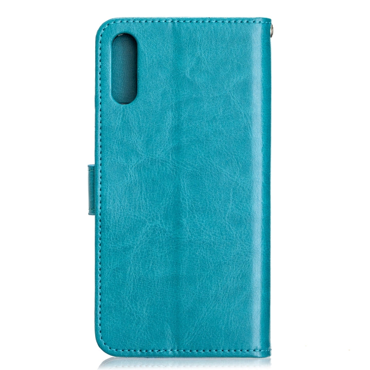 For Huawei Enjoy 10E Crazy Horse Texture Horizontal Flip Leather Case with Holder & Card Slots & Wallet & Photo Frame