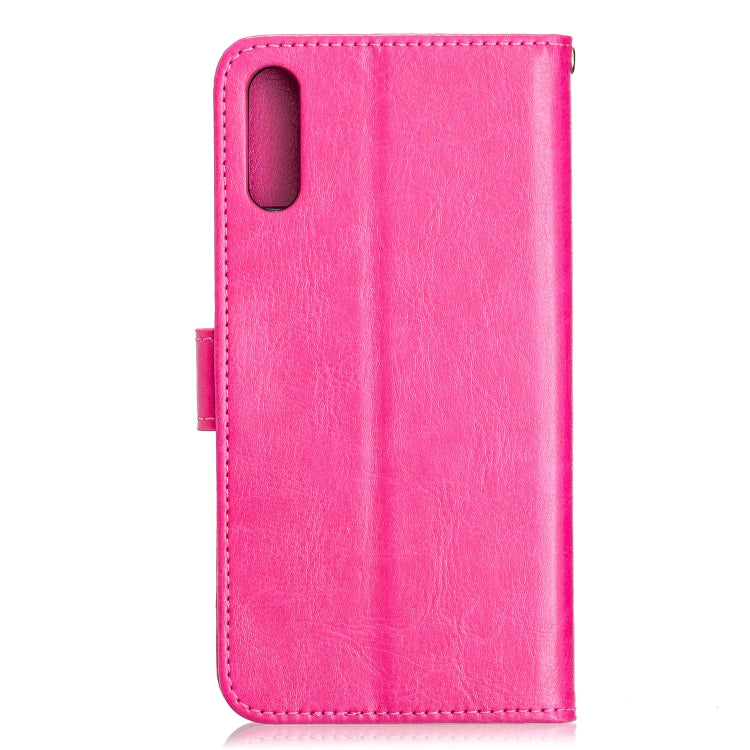 For Huawei Enjoy 10E Crazy Horse Texture Horizontal Flip Leather Case with Holder & Card Slots & Wallet & Photo Frame