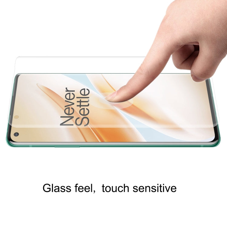 For One Plus 8 Pro ENKAY Hat-Prince 0.1mm 3D Full Screen Protector Explosion-proof Hydrogel Film