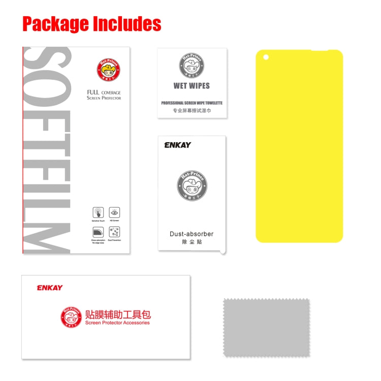 For One Plus 8 Pro ENKAY Hat-Prince 0.1mm 3D Full Screen Protector Explosion-proof Hydrogel Film
