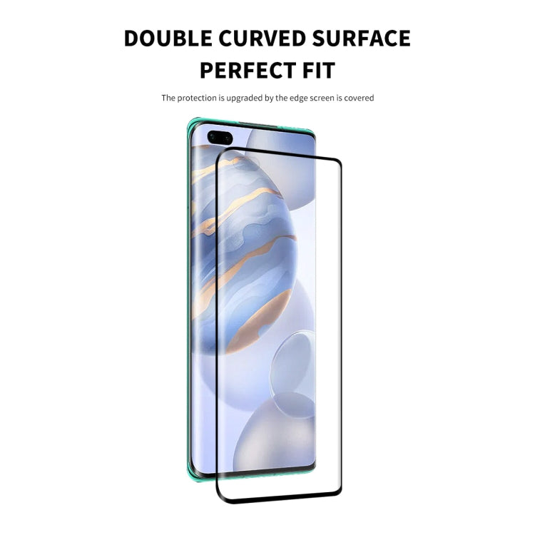 For Huawei Nova 7 Pro ENKAY Hat-Prince 0.26mm 9H 3D Explosion-proof Full Screen Curved Heat Bending Tempered Glass Film