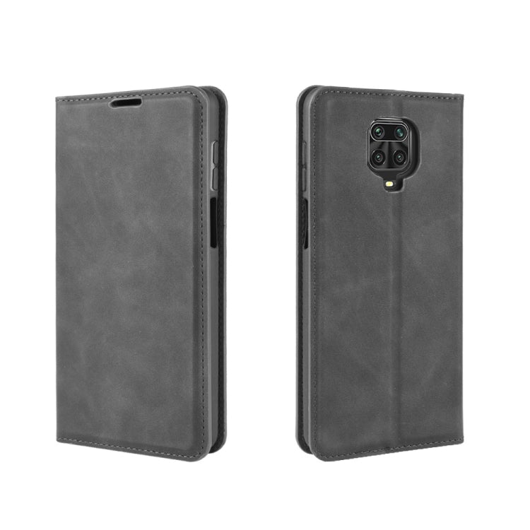 For Xiaomi Redmi Note 9 Pro / Note 9S / Note 9 Pro Max Retro-skin Business Magnetic Suction Leather Case with Holder & Card Slots & Wallet