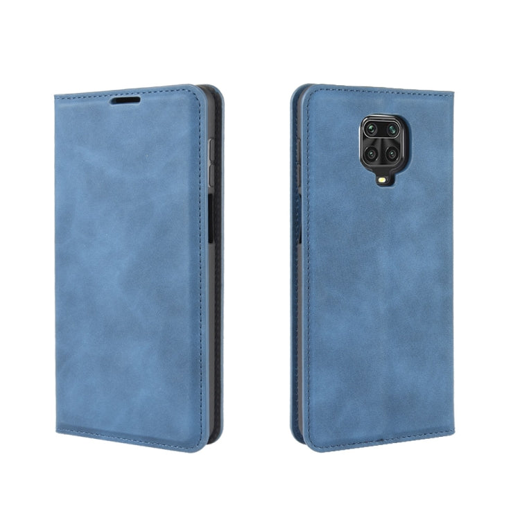 For Xiaomi Redmi Note 9 Pro / Note 9S / Note 9 Pro Max Retro-skin Business Magnetic Suction Leather Case with Holder & Card Slots & Wallet