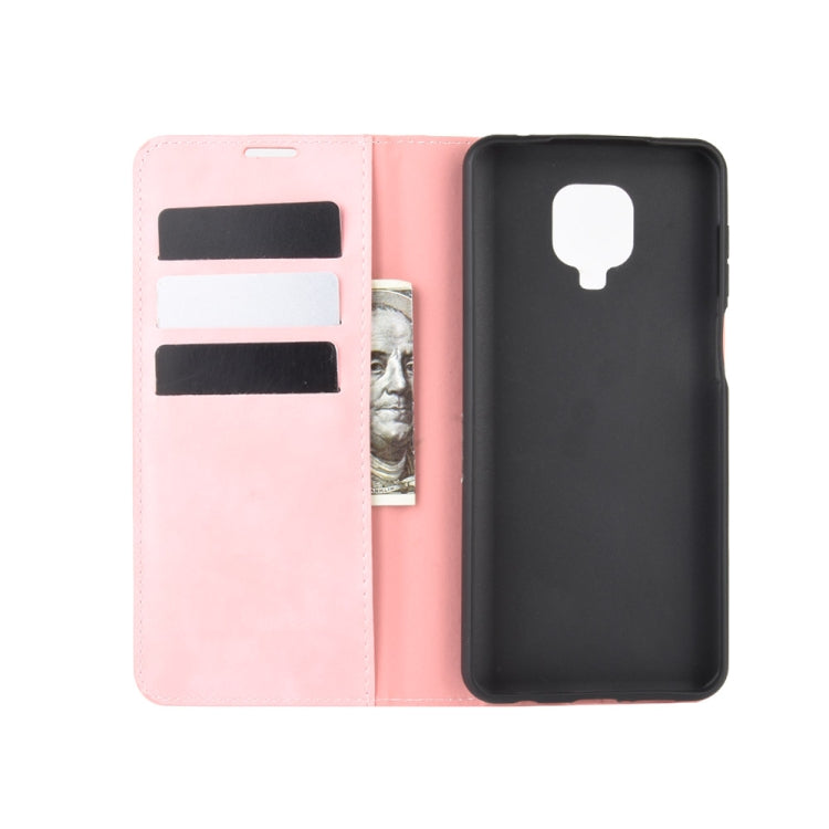 For Xiaomi Redmi Note 9 Pro / Note 9S / Note 9 Pro Max Retro-skin Business Magnetic Suction Leather Case with Holder & Card Slots & Wallet