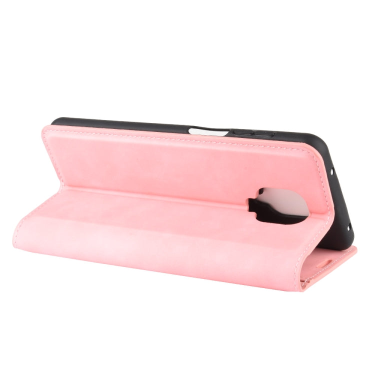 For Xiaomi Redmi Note 9 Pro / Note 9S / Note 9 Pro Max Retro-skin Business Magnetic Suction Leather Case with Holder & Card Slots & Wallet