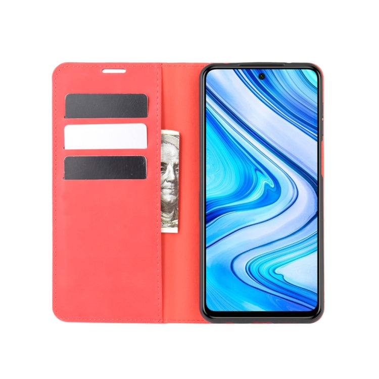 For Xiaomi Redmi Note 9 Pro / Note 9S / Note 9 Pro Max Retro-skin Business Magnetic Suction Leather Case with Holder & Card Slots & Wallet