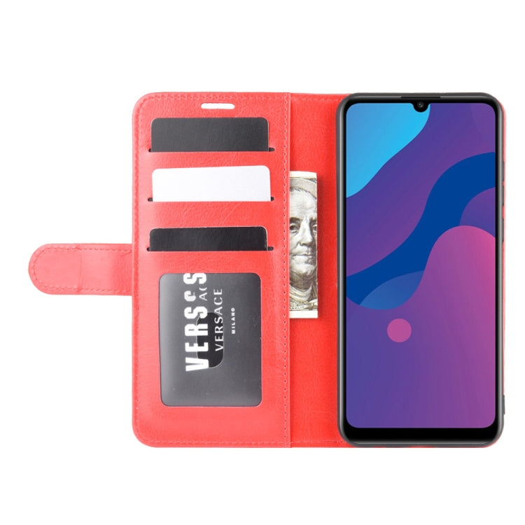 For Huawei Honor Play 9A R64 Texture Single Horizontal Flip Protective Case with Holder & Card Slots & Wallet& Photo Frame