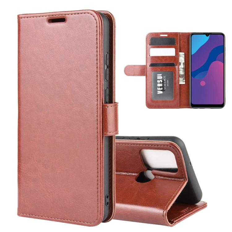 For Huawei Honor Play 9A R64 Texture Single Horizontal Flip Protective Case with Holder & Card Slots & Wallet& Photo Frame