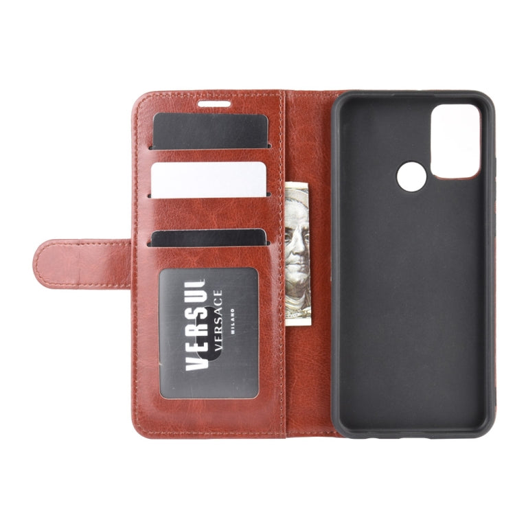 For Huawei Honor Play 9A R64 Texture Single Horizontal Flip Protective Case with Holder & Card Slots & Wallet& Photo Frame