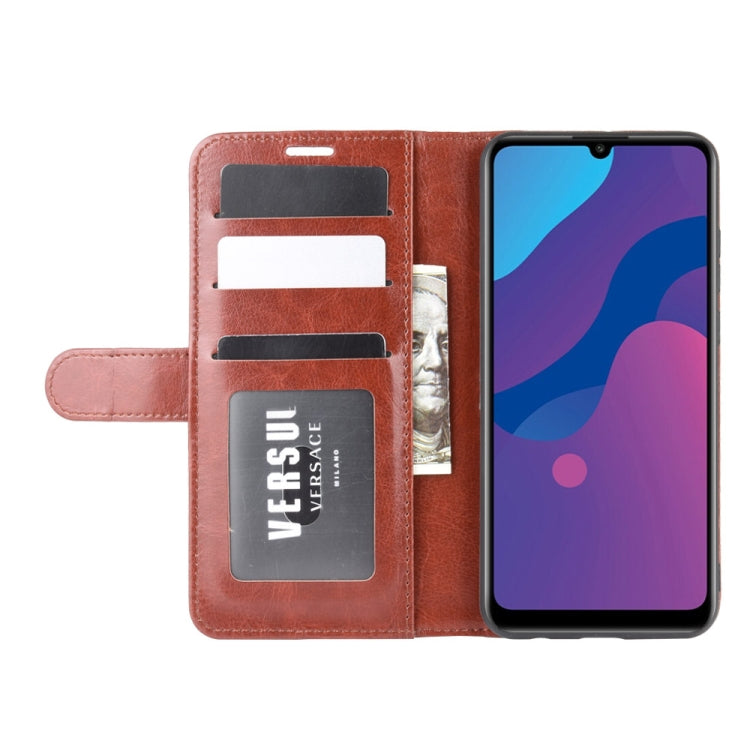 For Huawei Honor Play 9A R64 Texture Single Horizontal Flip Protective Case with Holder & Card Slots & Wallet& Photo Frame