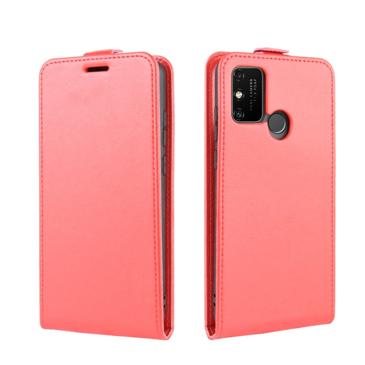 For Huawei Honor Play 9A R64 Texture Single Vertical Flip Leather Protective Case with Card Slots & Photo Frame