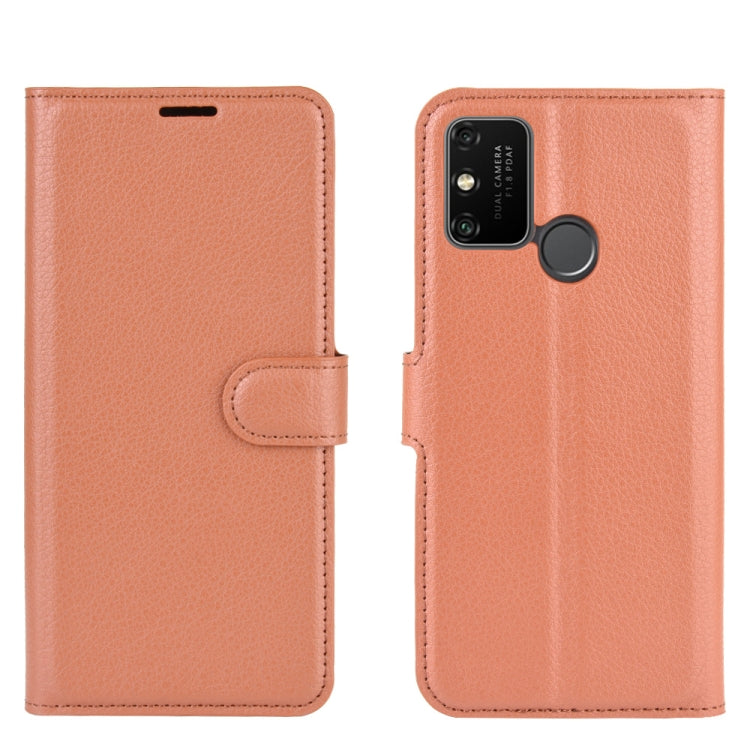 For Huawei Honor Play 9A Litchi Texture Horizontal Flip Protective Case with Holder & Card Slots & Wallet