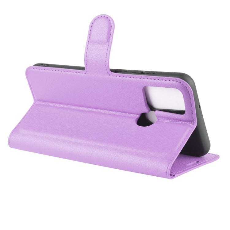 For Huawei Honor Play 9A Litchi Texture Horizontal Flip Protective Case with Holder & Card Slots & Wallet