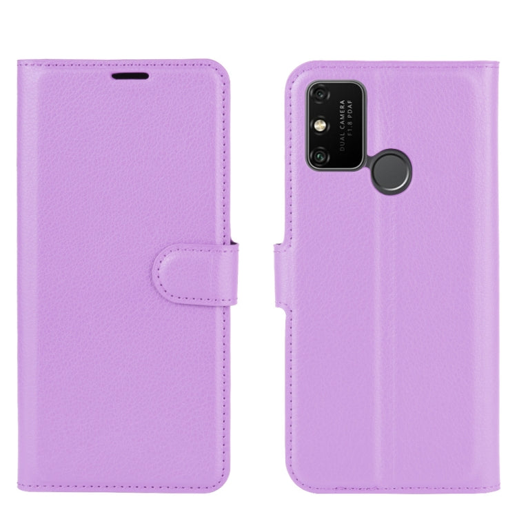 For Huawei Honor Play 9A Litchi Texture Horizontal Flip Protective Case with Holder & Card Slots & Wallet