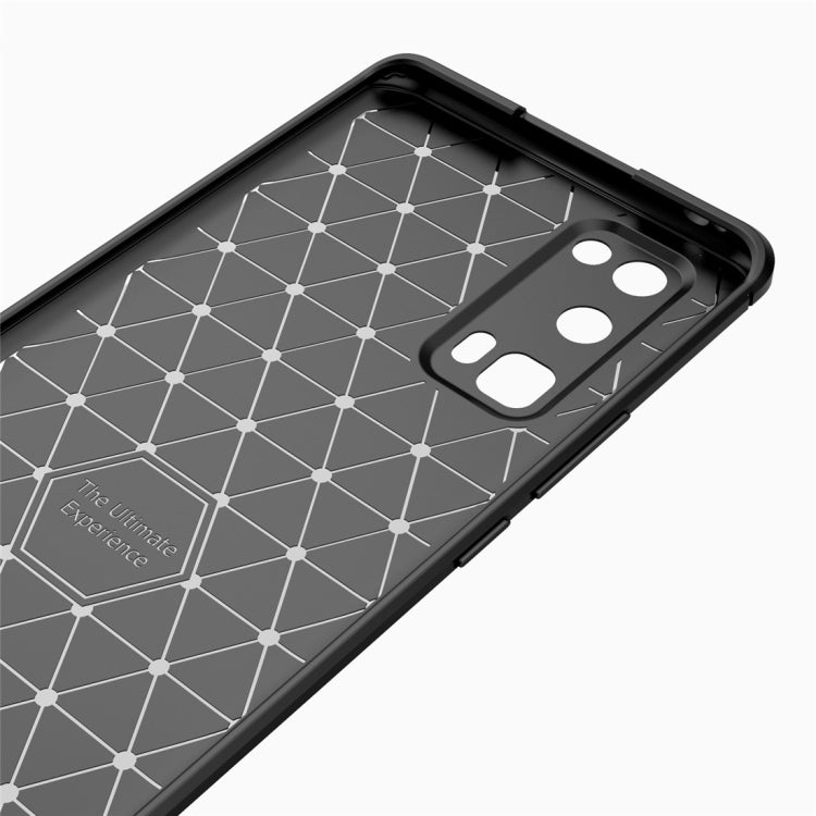 For Huawei Honor 30 Pro Brushed Texture Carbon Fiber TPU Case