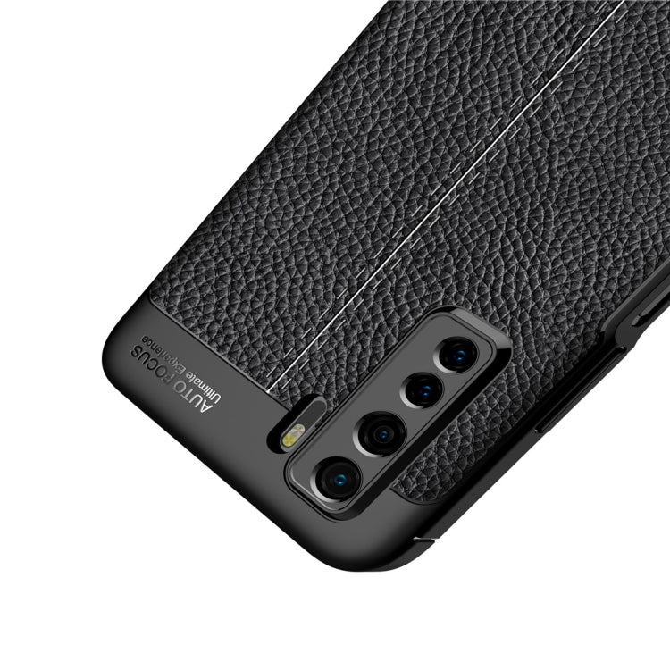 For Huawei Nova 7 SE Litchi Texture TPU Shockproof Case