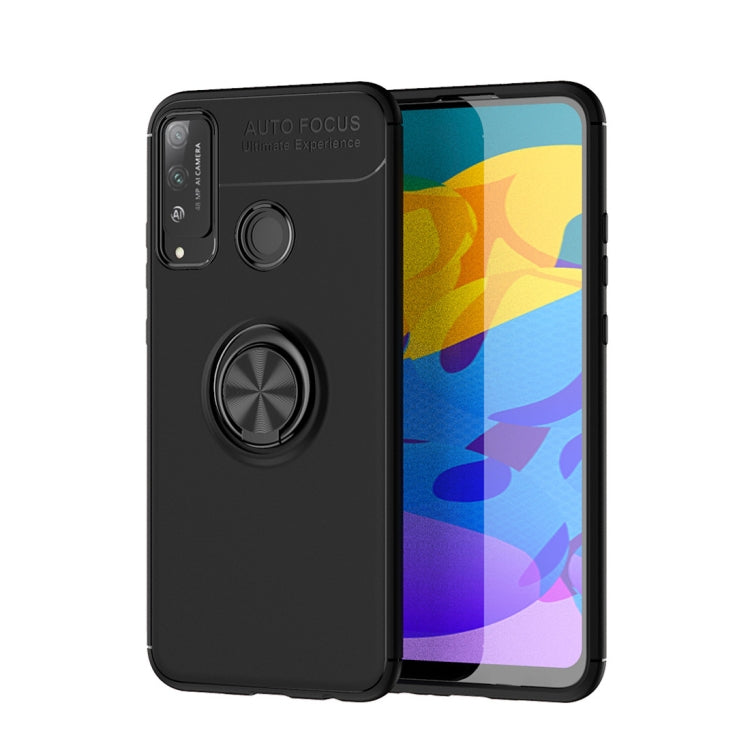 For Huawei Honor 4T Metal Ring Holder 360 Degree Rotating TPU Case