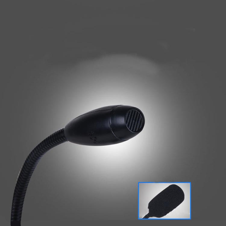 MK200 Flexible Stand Mini Studio Speech Microphone 3.5mm Plug Gooseneck Mic Wired Microphone Voice Chat