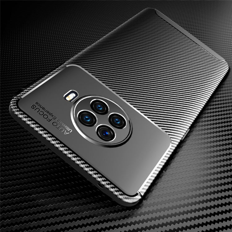 For Oppo Ace2 Carbon Fiber Texture Shockproof TPU Case(Brown)